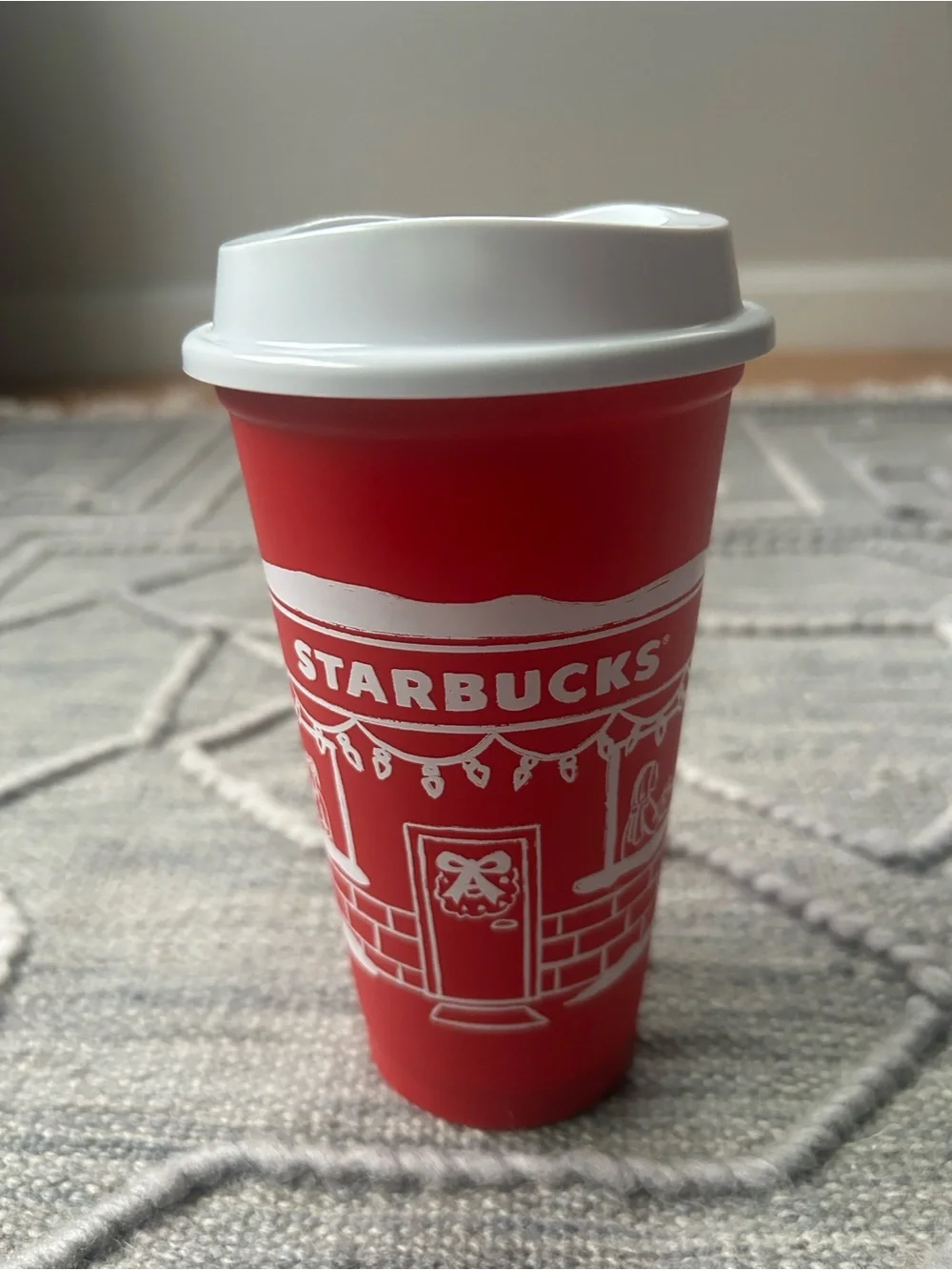 NWT Starbucks Limited Edition Red Cup Winter Holiday/Seasonal Travel Mug,Tumbler